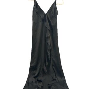 Women's Plus Size Bodycon Maxi Dress - Tie Knot Front, Cut-Out Waist, Side Slit, Sleeveless - View #9